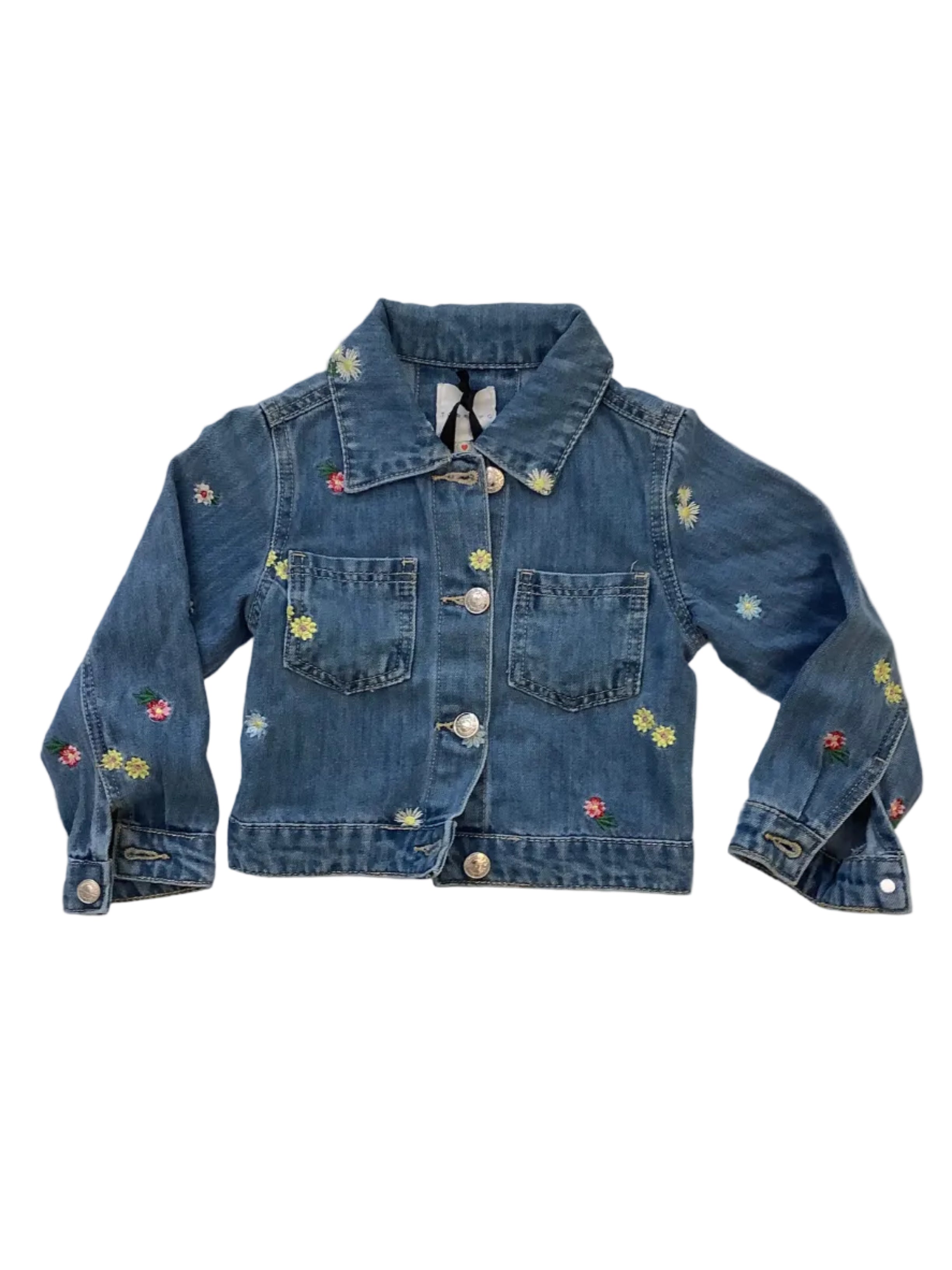 Giubbino jeans bambina.  Tobetoo