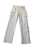 Pantalone tasconato bianco